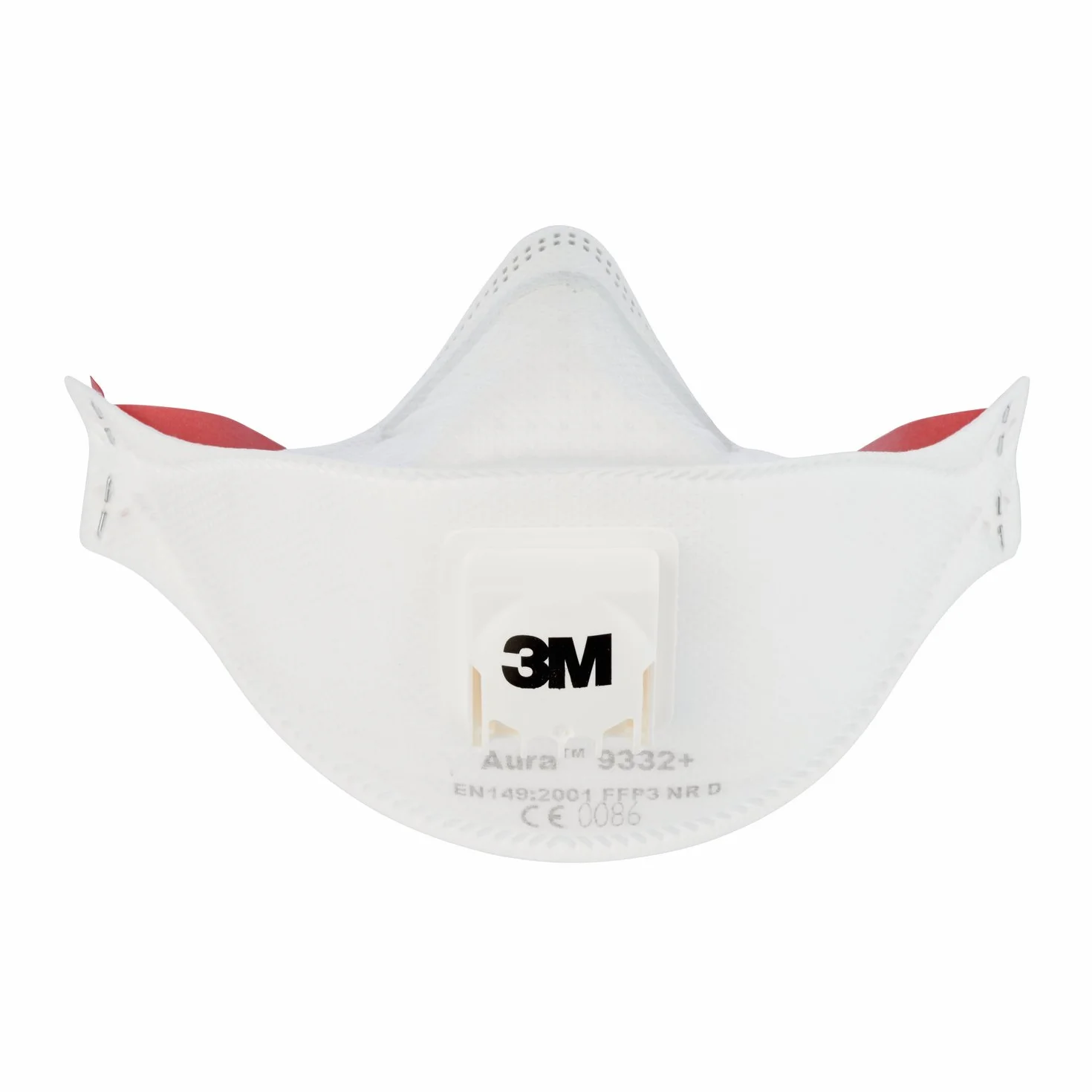 3M Aura 9332+, FFP3 maska ochronna do dróg oddechowych, jednorazowa maska z najwyższym poziomem ochrony FFP3 dla maksymalnej ochrony, 5 sztuk, biała