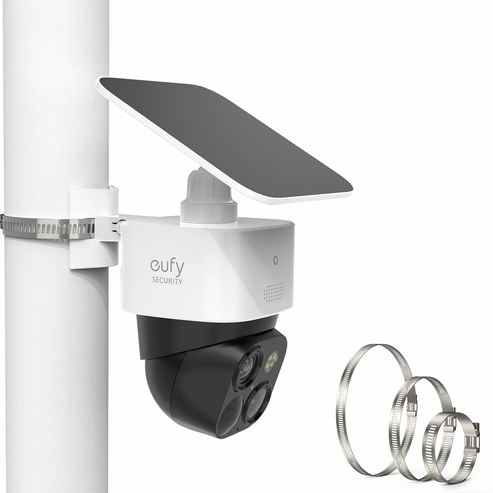 eufy Uchwyt na słup do SoloCam S340, SoloCam E30, 4G LTE Cam S330, wspornik montażowy, zestawy akcesoriów