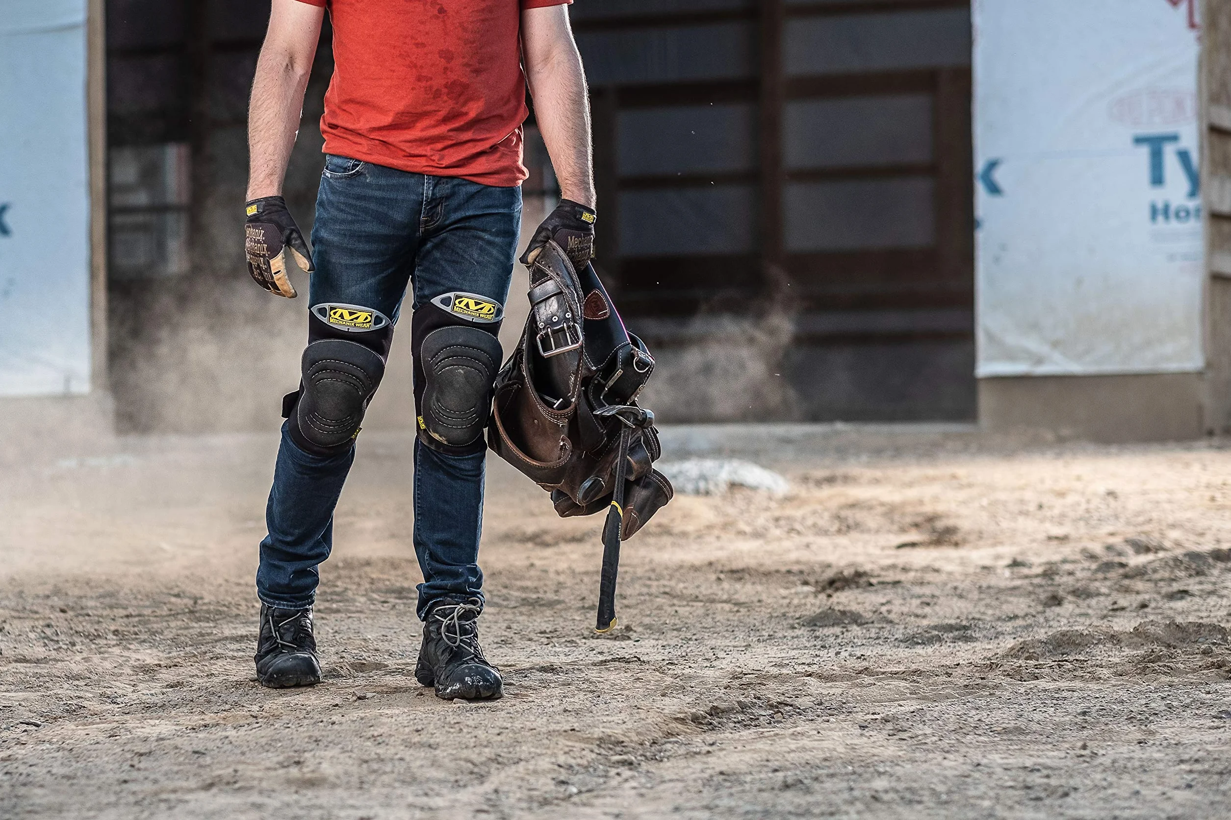 Mechanix Wear Oryginalne skórzane rękawiczki (duże, brązowe/czarne)