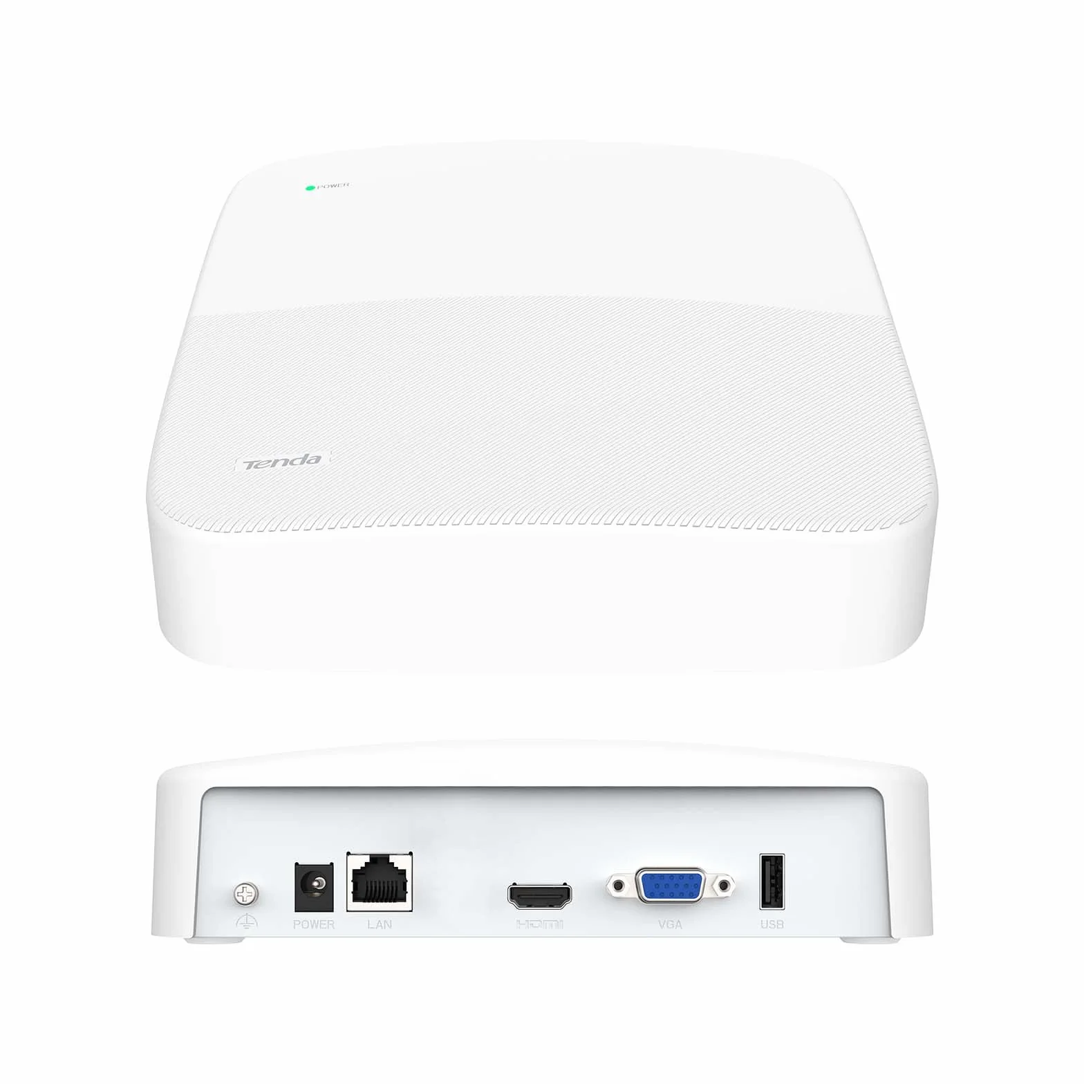 Tenda NVR 8 Kanały - Nadzór Rejestrator Wideo, Obsługa kamery 8MP/6MP/5MP/4MP/3MP/1080P/720P/D1, H.265+, HDD(do 10TB)/Cloud Storage, Przełącznik PoE/Non-PoE 80H