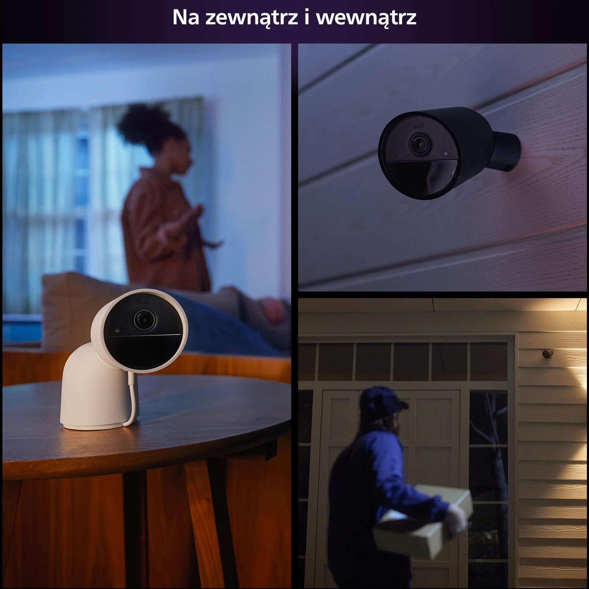 Philips Hue Secure Kabel zewnętrzny 24 V 3 m czarny