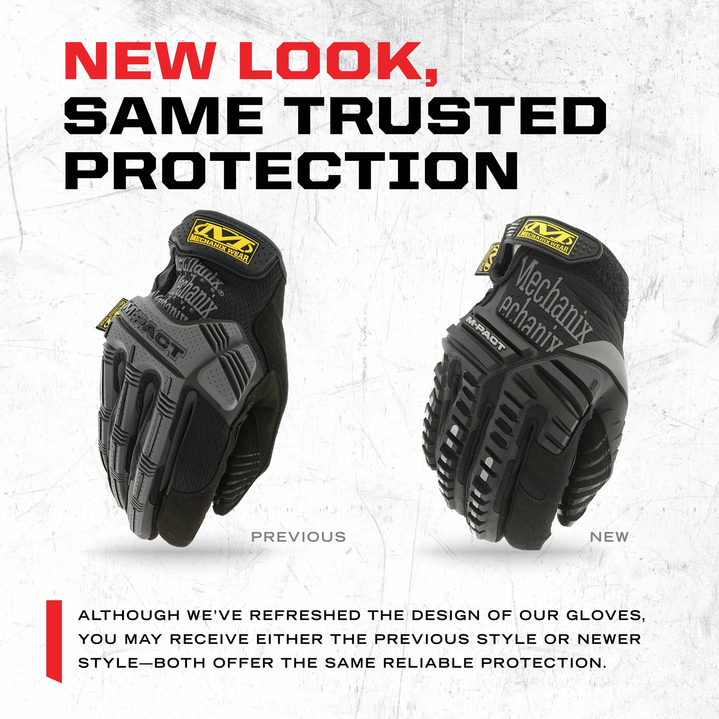 Mechanix Męskie M-pact Mechanix Wear M PACT Rękawice Średni Czarny, CZARNY SZARY, M UK