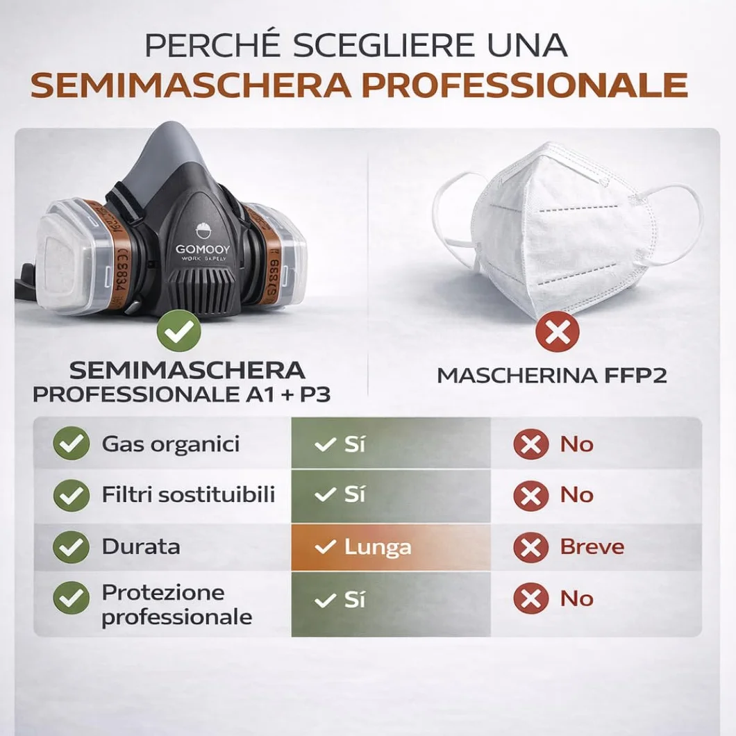 Podwójny Filtr | NOWY PROJEKT 6 FILTRÓW ZAWIERAJĄCYCH | Respirator Pyłoszczelny Ochrona Pracy Produkty Chemiczne Proszek Lakier Toksyczne Pary |