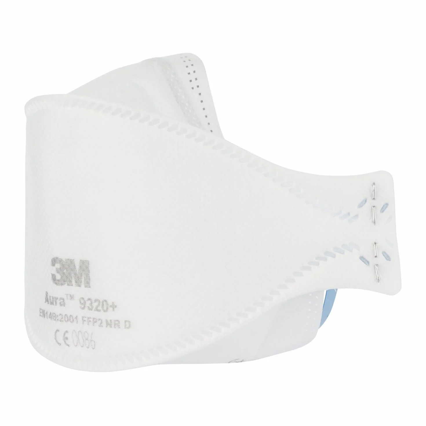 3M Aura 9320+SV maska ochronna - Wygodna maska antycząsteczkowa z optymalnym dopasowaniem do twarzy - Jednorazowa maska poziom ochrony FFP2-5 sztuk, biała