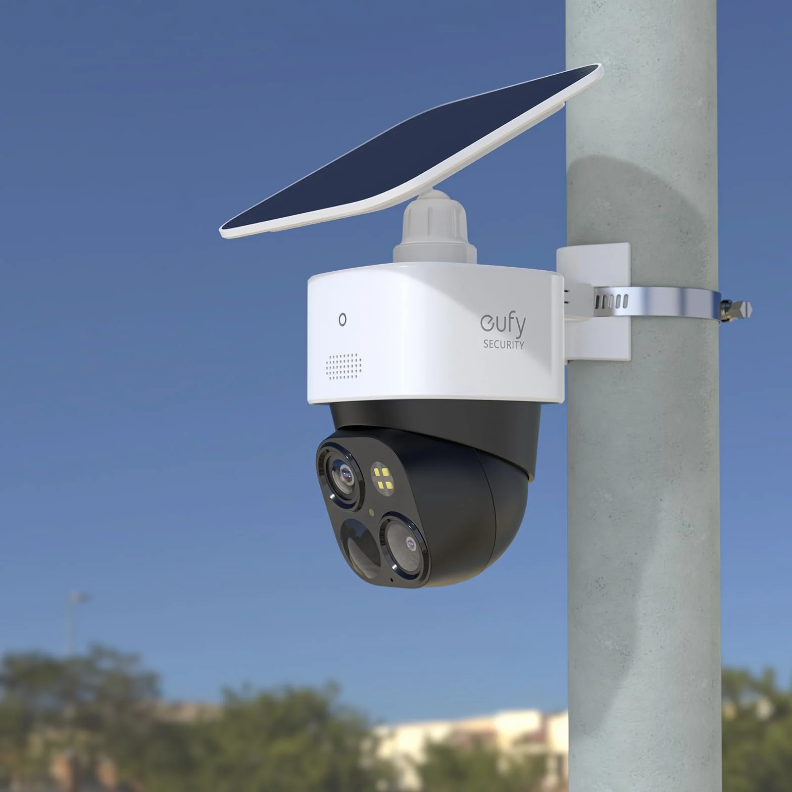 eufy Uchwyt na słup do SoloCam S340, SoloCam E30, 4G LTE Cam S330, wspornik montażowy, zestawy akcesoriów