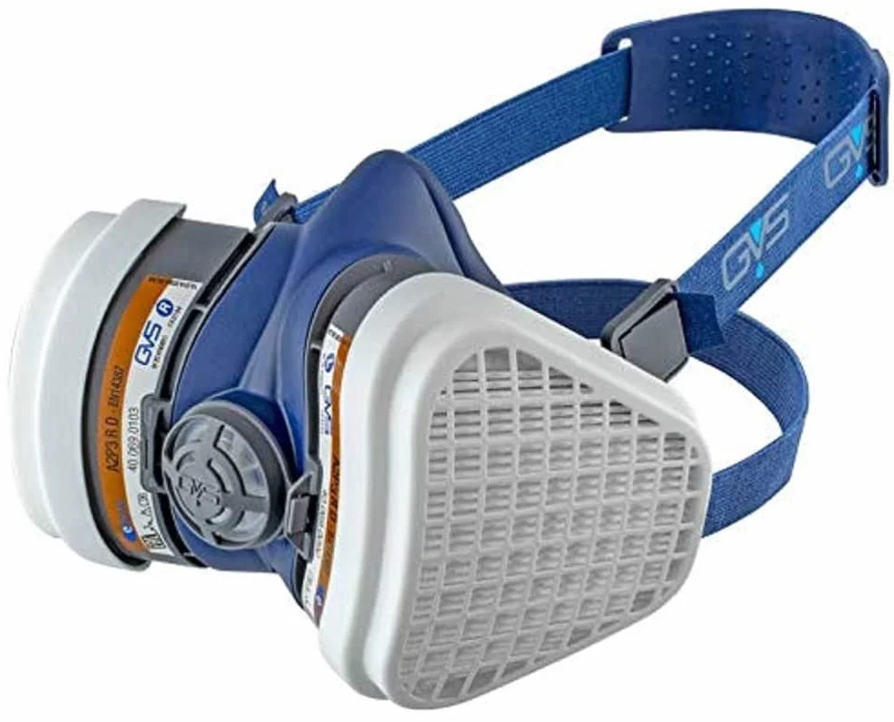 GVS Elipse Maska z FFA2P3 Filtry, Średni/Wielki, Niebieski