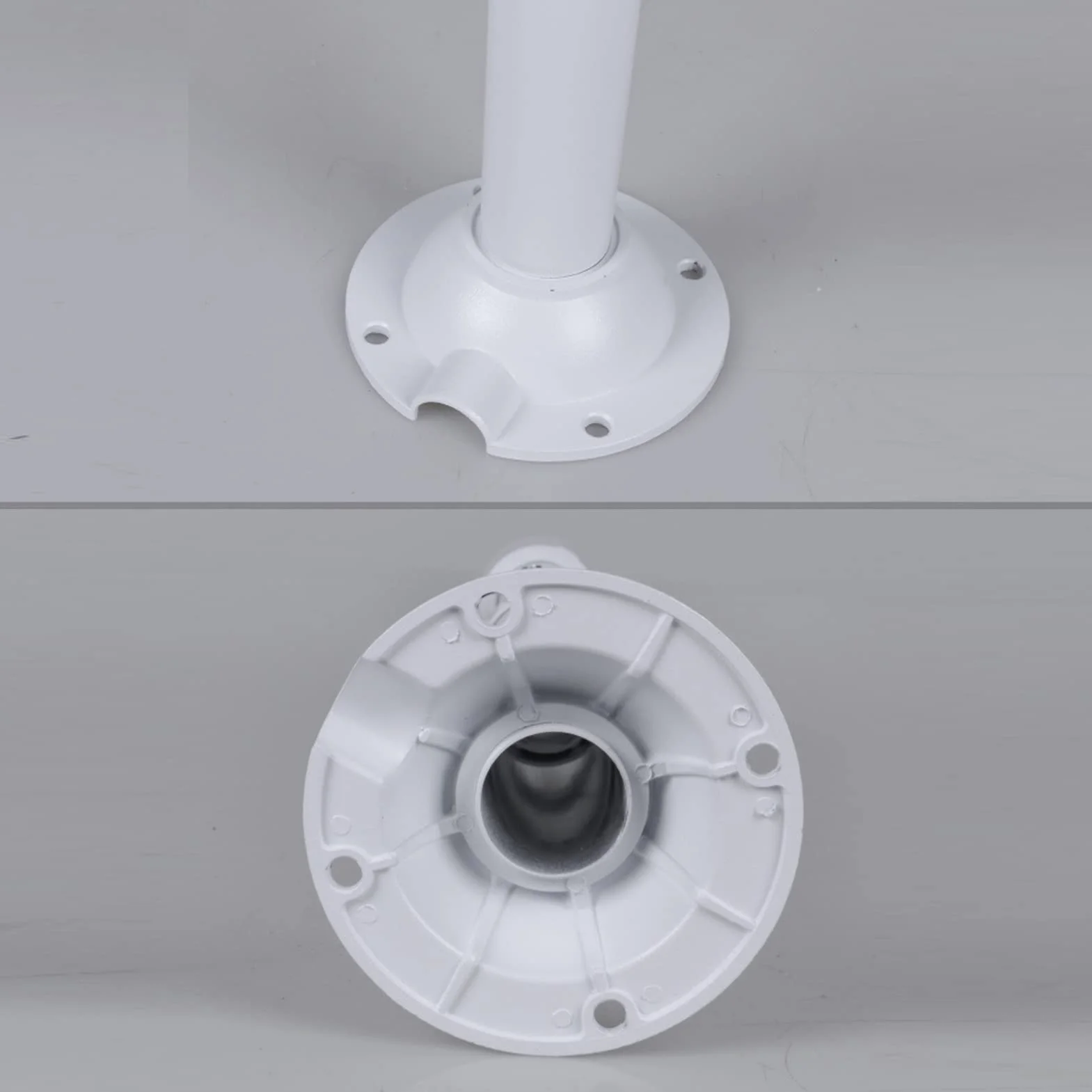 WiTi 15,24 cm podstawa wysuwany wspornik do kamer IP CCTV, 40-60 cm, regulowany uchwyt montażowy do systemu kamer monitoringu, powłoka proszkowa z litego metalu