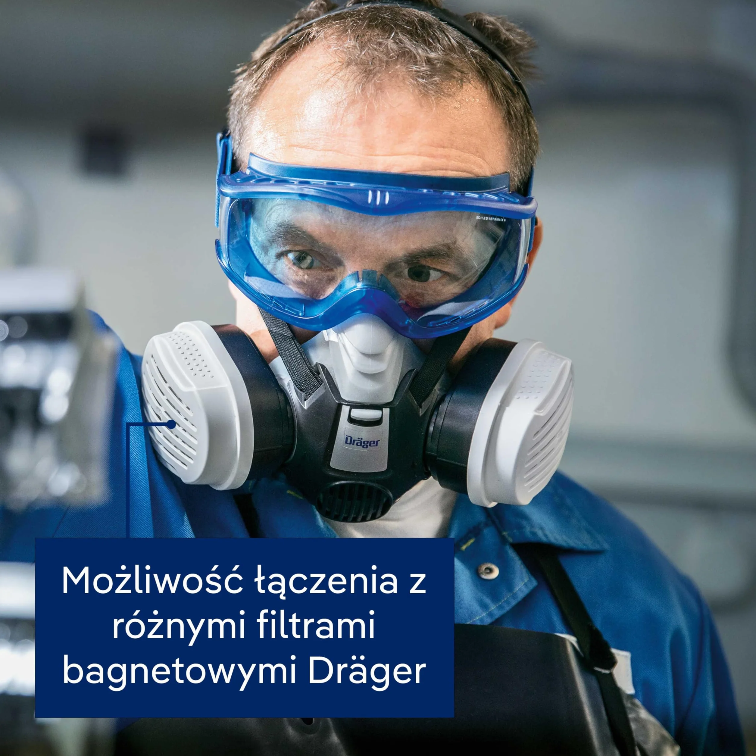Dräger x-Plore R57794 Półmaska Zestaw Z Filtrem Kombi Abek1 Hg P3, M