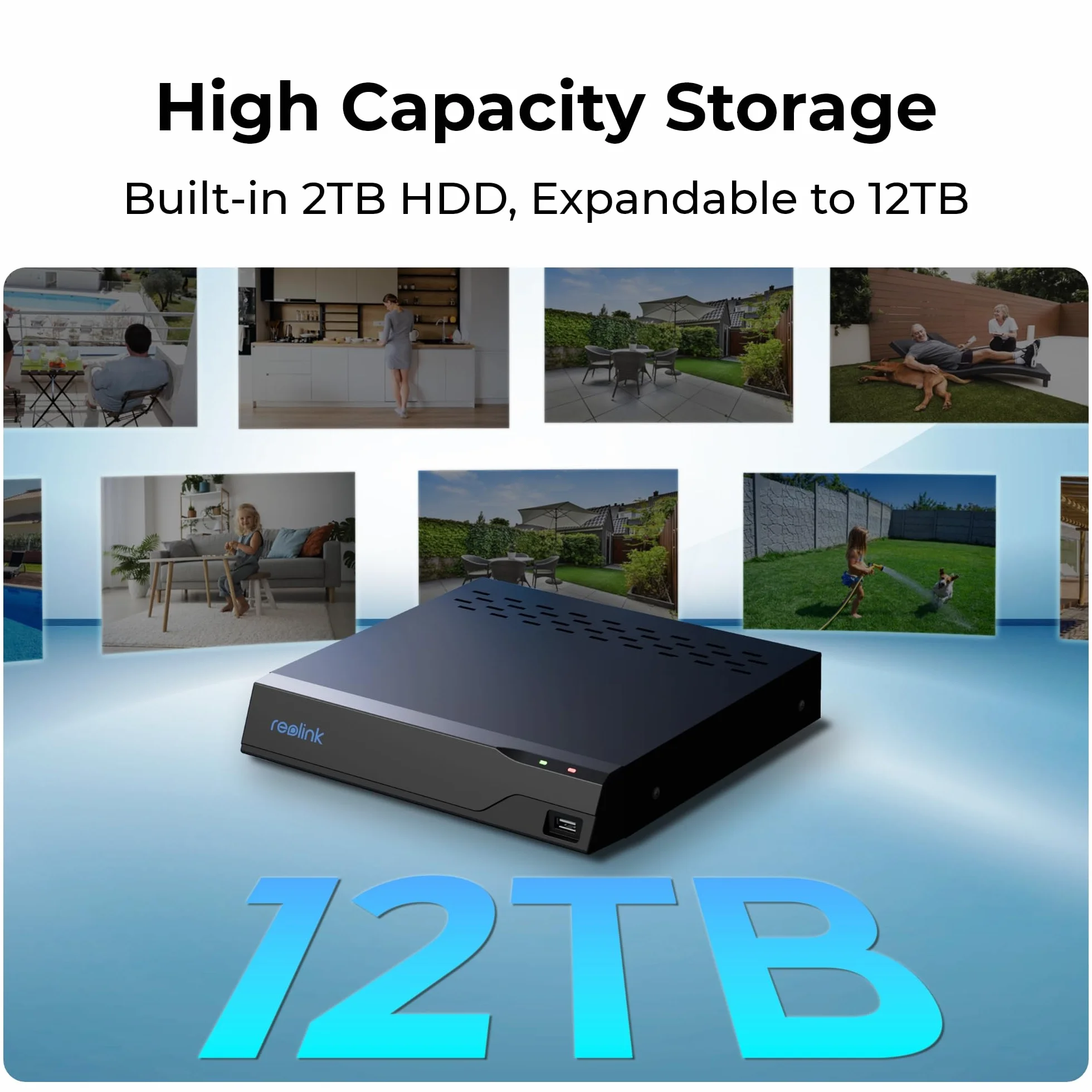 Reolink RLN-8-410-2TB Sieciowy Rejestrator Wideo 2 TB