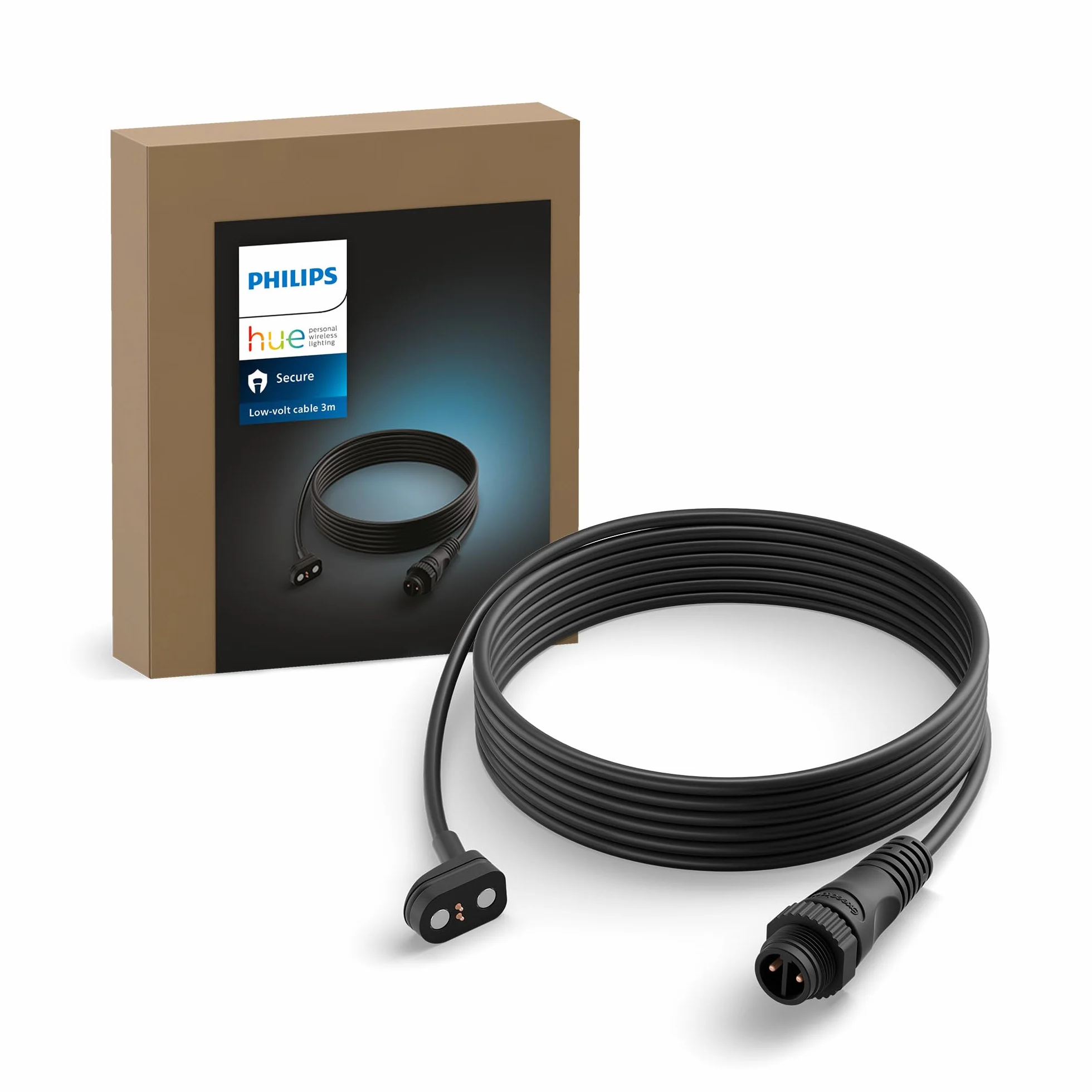 Philips Hue Secure Kabel zewnętrzny 24 V 3 m czarny