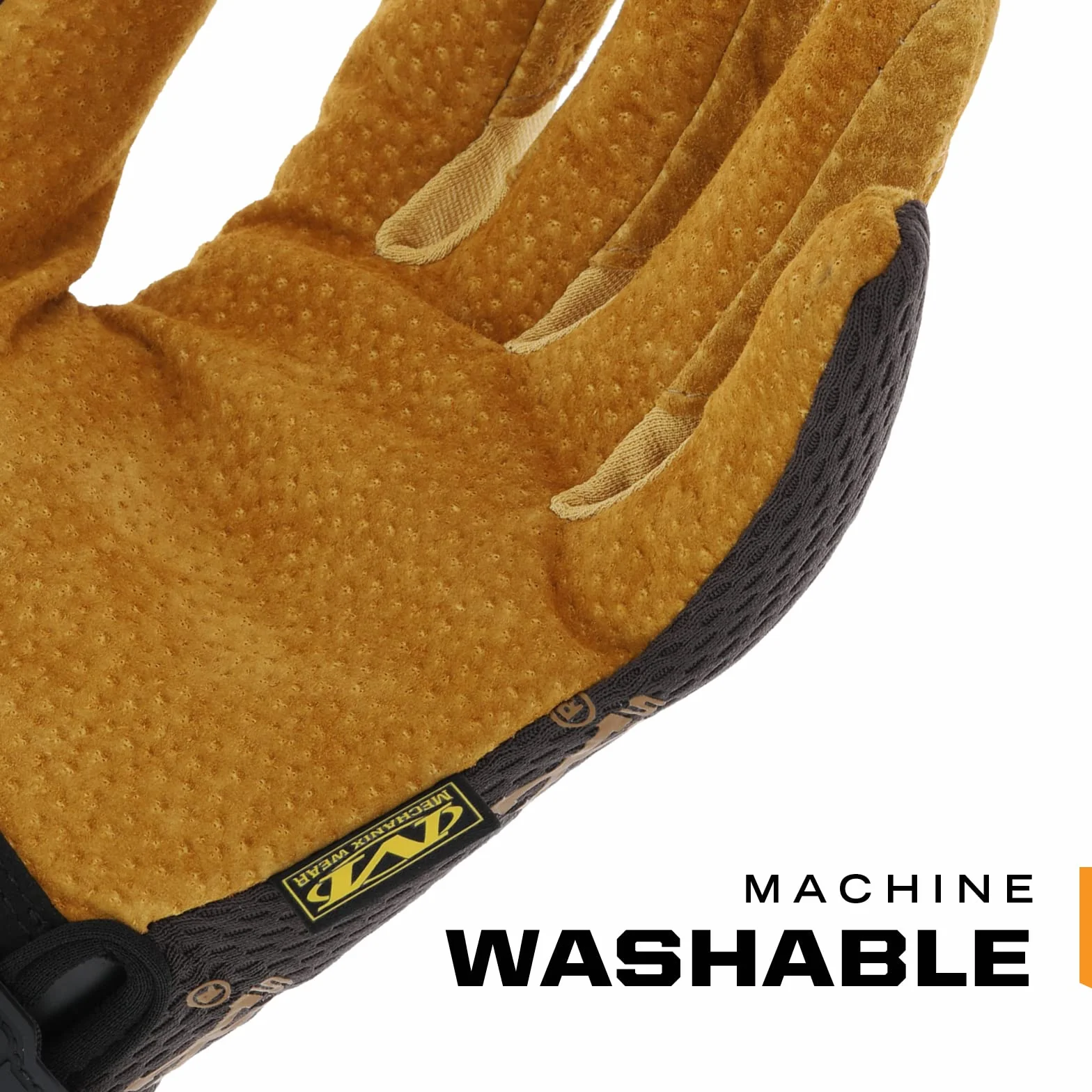 Mechanix Wear Oryginalne skórzane rękawiczki (duże, brązowe/czarne)