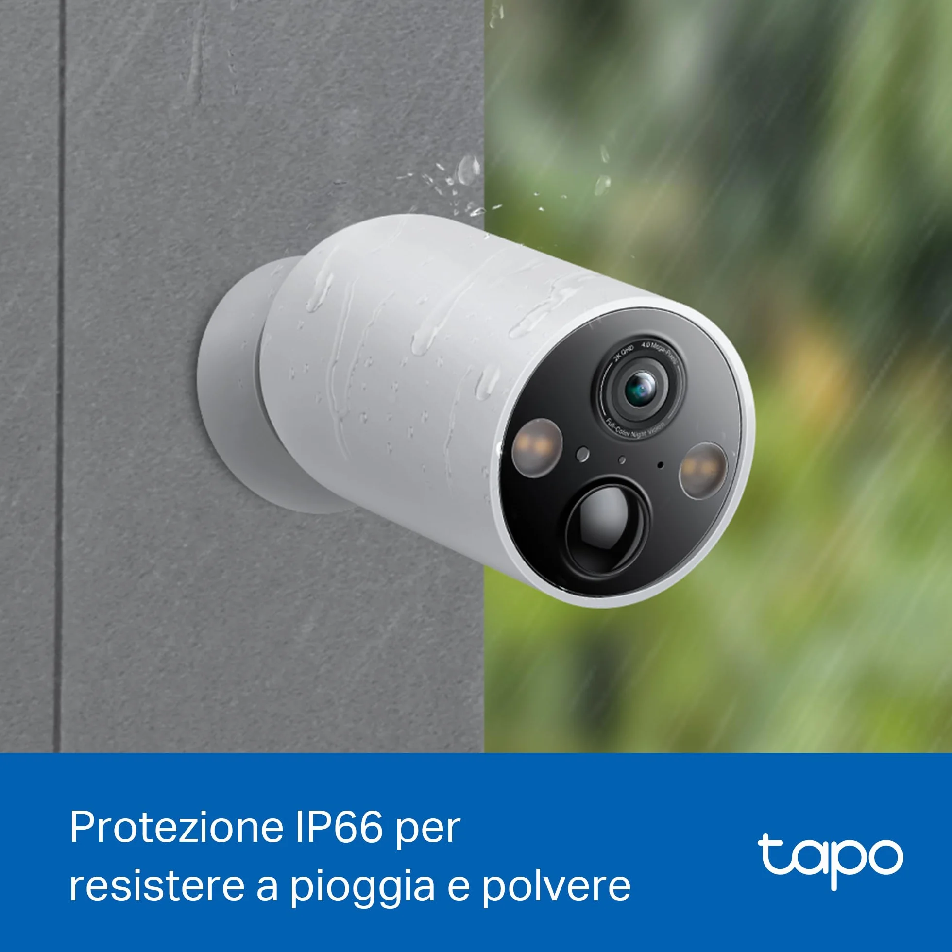 TP-Link Tapo C425 (4-pack) | Zestaw 4 kamer Wi-Fi 2K QHD na baterie | Kolorowy tryb nocny | AI detekcja | Wymaga stacji H200 | Kompatybilne z Alexa i Google Home