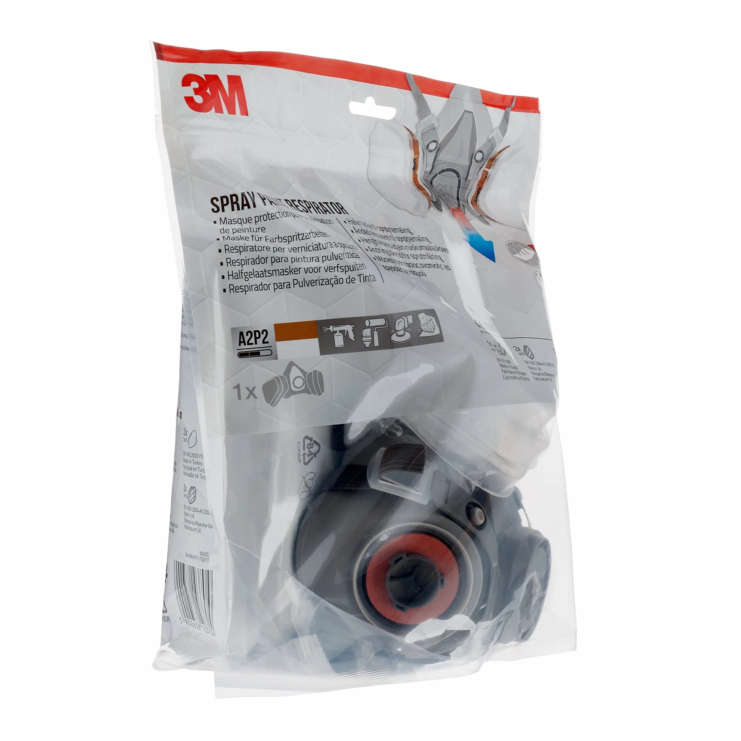 3M Maska Ochronna, Szary