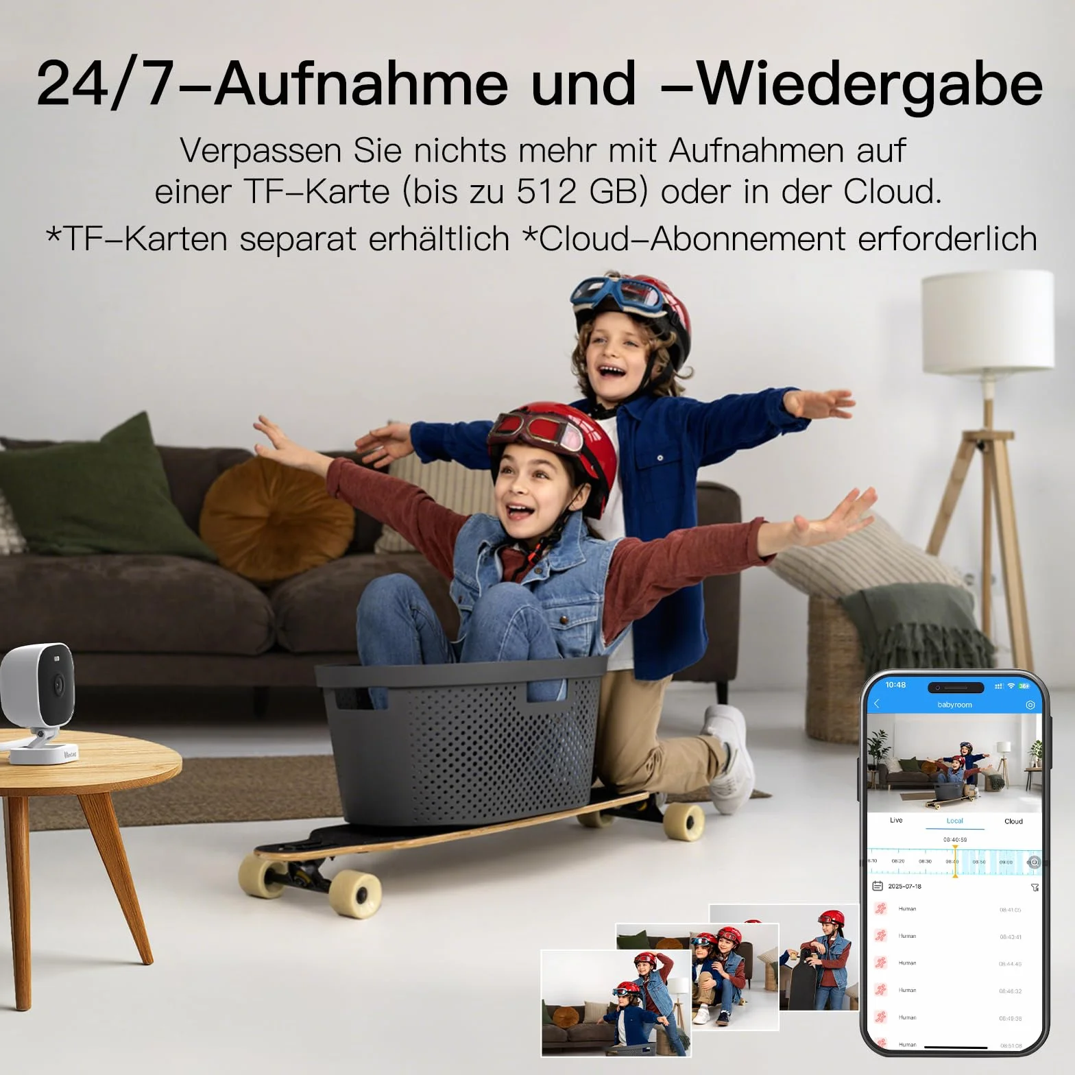 2,5 K(4MP) Zewnętrzna kamera nadzorująca WiFi, noktowizor kolor, wykrywanie ruchu i dźwięku, syrena, dwukierunkowy dźwięk, pamięć micro SD i chmura, wodoodporna IP65, kompatybilna z Alexa