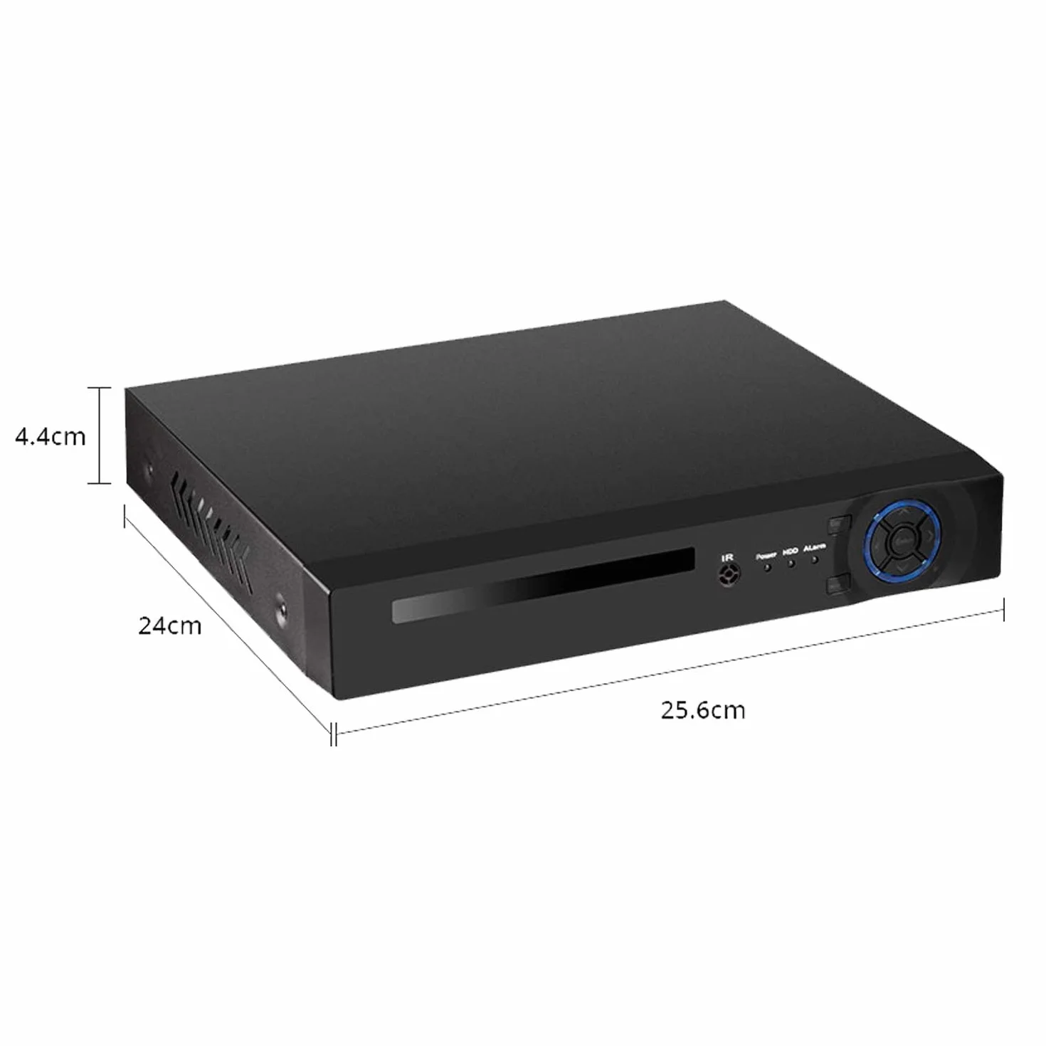 9-kanałowy sieciowy rejestrator wideo H.265 kompresyjny NVR do 9CH 5MP/4MP/3MP/1080P/960P ONVIF IP kamera alarm ruchu, aplikacja/alerty e-mail 24/7/nagrywanie ruchu, kopia zapasowa USB, VGA i HDMI