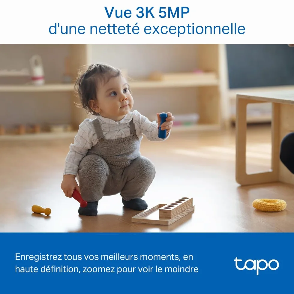 TP-Link Tapo C230 | Kamera Wi-Fi 2K QHD z HDR i trybem nocnym | Detekcja AI | Dwukierunkowe audio | Obsługa microSD do 512 GB | Kompatybilna z Alexa i Google Home