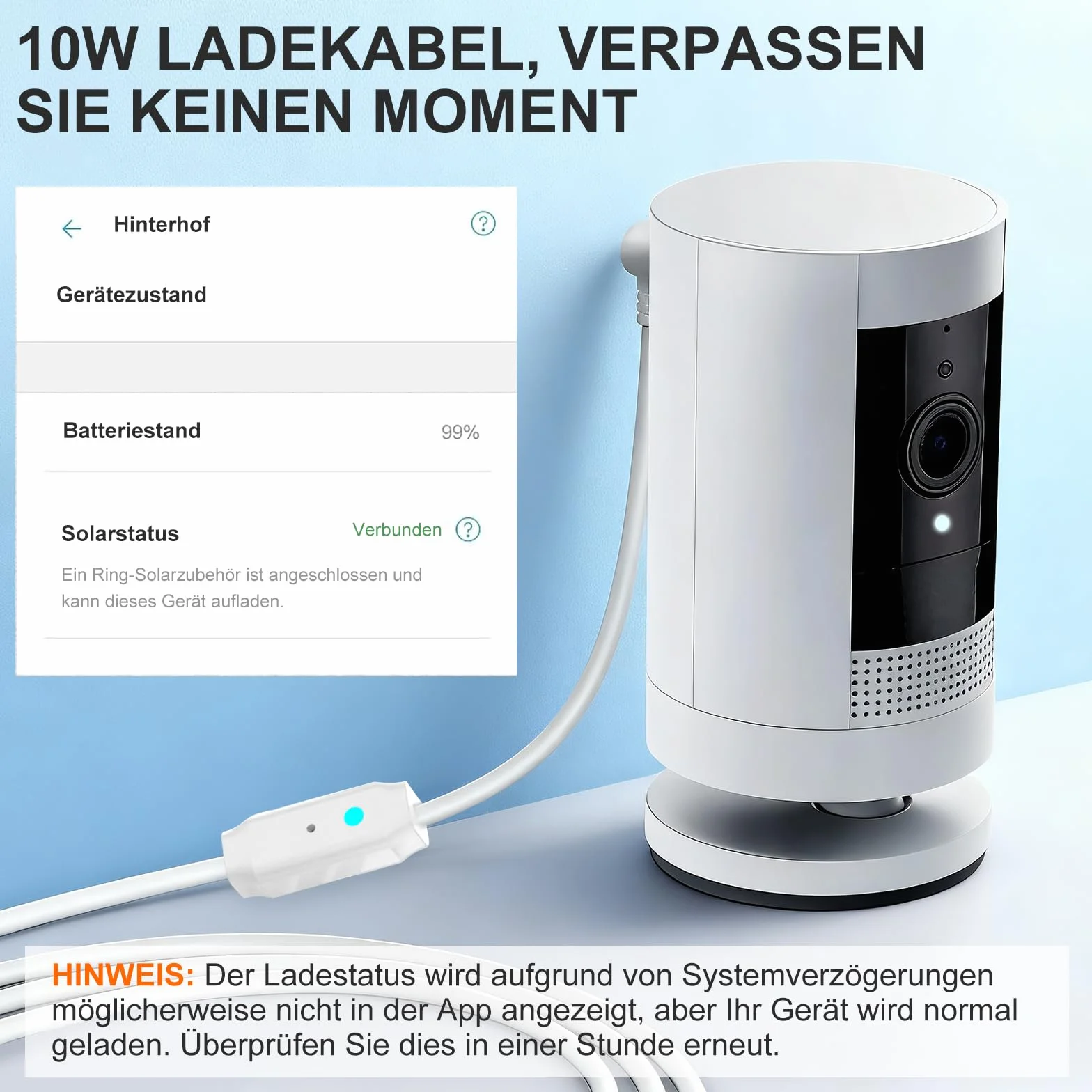 2-pak 7 m długości kabla zasilającego i adaptera, kompatybilny z Ring Spotlight Cam Plus/Pro i Stick Up Cam. akumulator, kabel do ładowania do pierścienia, odporna na warunki atmosferyczne wtyczka