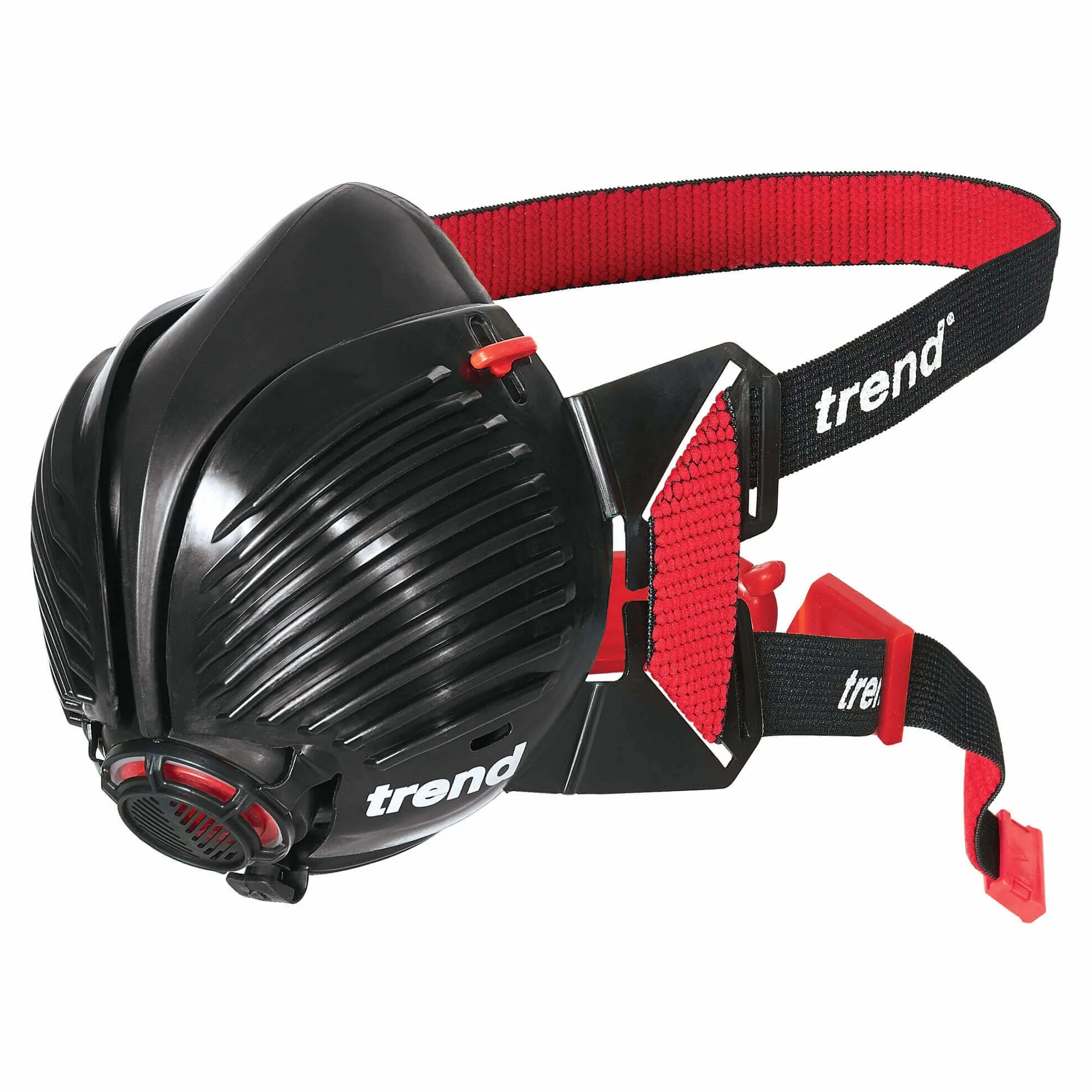 Trend Maska przeciwpyłowa SM Stealth P3 Wielokrotnego użytku, APF20 X WEL, zawiera wymienne filtry, różne kolory (Black/Red lub Black/Green), Mały średni, STEALTH/SM