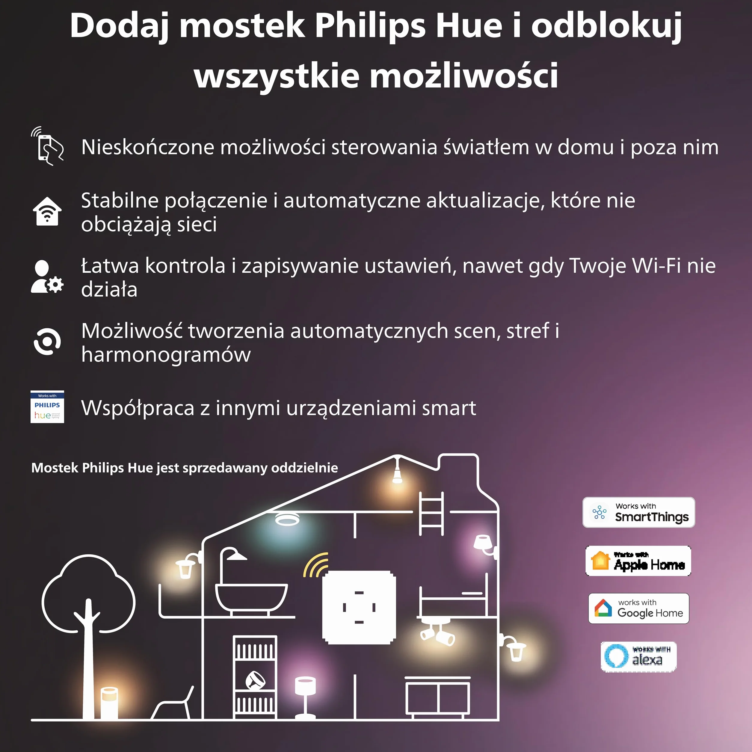 Philips Hue Secure Kabel zewnętrzny 24 V 3 m czarny